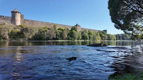 Calm river Stock Footage 328581103