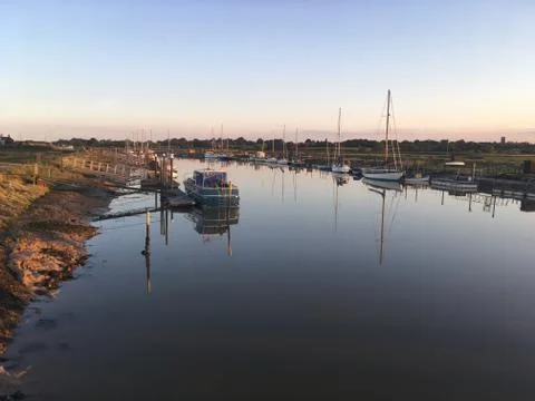 Calm river Foto stock