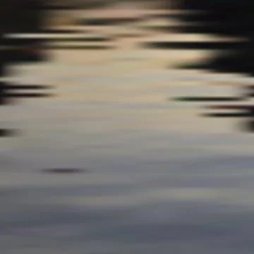 Calm River with Sunset Sky Reflection Vector Background Stock-Illustration