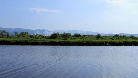 Calm River Water Video stock 89137070