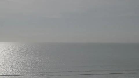 Calm sea with reflection of the sun Stock Footage 169646656