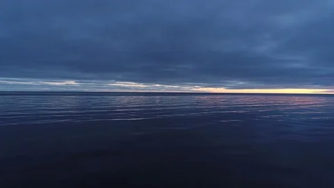 Calm sea at sunset. 스톡 동영상 80241222