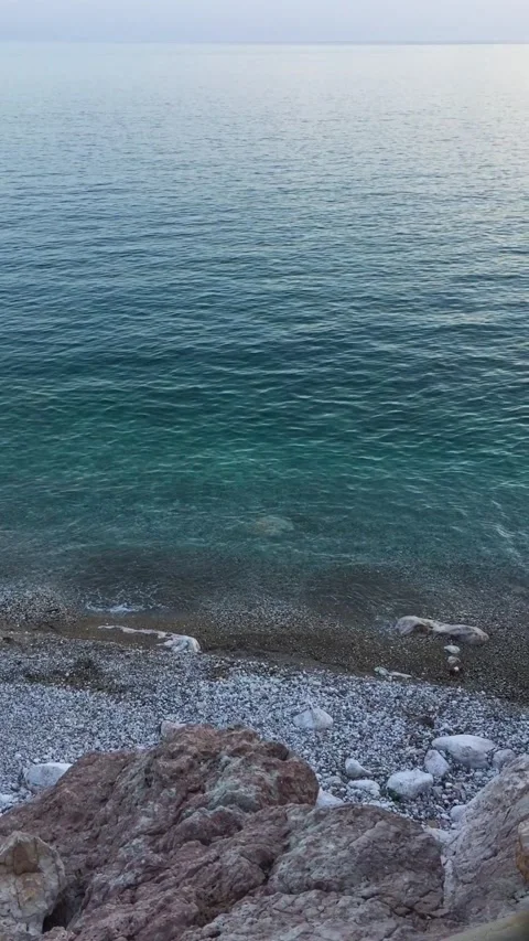 Calm sea at sunset Stock Footage 235790623