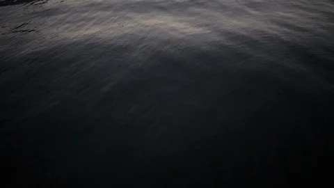 Calm sea surface in slow-motion Stockbeeldmateriaal 86004410