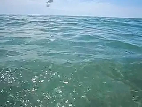 Calm sea surface slow motion Stock Footage 109290774