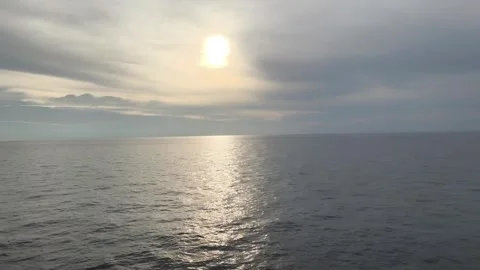 Calm sea water at the sunset Stock Footage 336675615