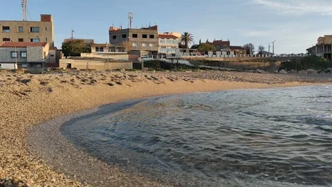 A calm sea wave Video stock 129744270