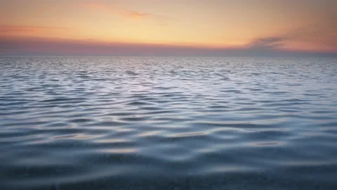 Calm sea waves on shore  Видео 130424751