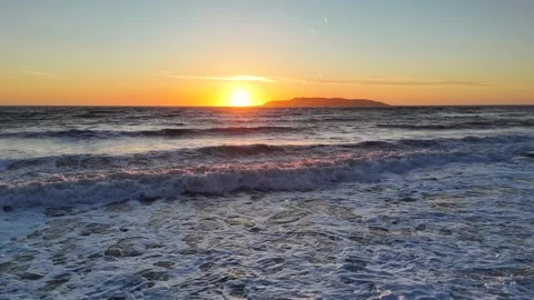 Into Calm seas Stock Footage 306763726