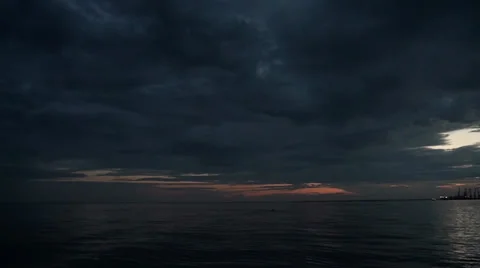 Calm on a seashore Stock Footage 36178130