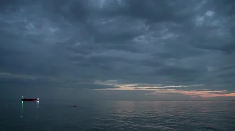 Calm on a seashore Video stock 36178156