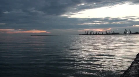 Calm on a seashore Stock Footage 36178160