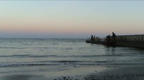 Calm at the seaside Stock Footage 917668