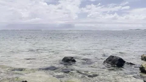 Calm shoreline Video stock 276282617