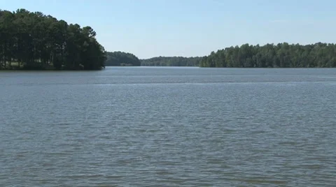 Calm shot of the lake Stock Footage 7729788