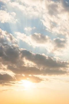Calm sky scene Stock Photos