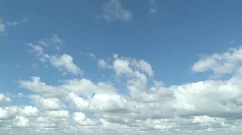 Calm Sky tilt down to Calm Water Stock Footage 24465579