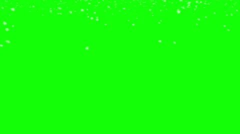 Calm Snowfall on Green Screen Video stock 44244117