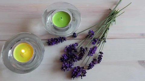 Calm spa scene Video stock 133334485