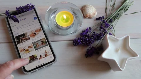 Calm spa scene Video stock 133334583