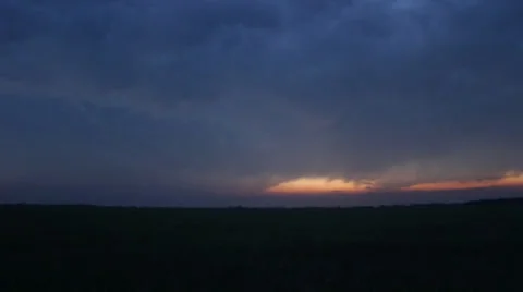 Calm Before The Storm Stock Footage 34350795