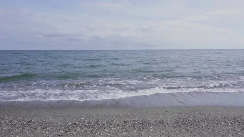 Calm sunny beach Stock Footage