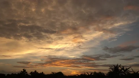 Calm Sunset Stock Footage 146025774