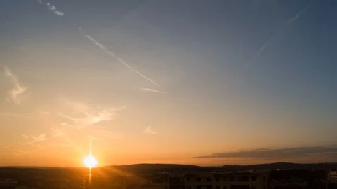 Calm sunset timelapse Stock Footage 128176714