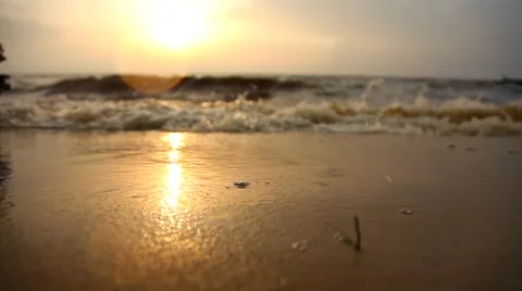 Calm surf shot from below Video stock 957545