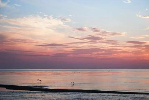 Calm surfaces Foto stock