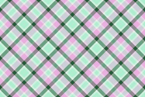Calm textile pattern tartan, ragged plaid seamless fabric. Outfit check bac.. Stock Illustration
