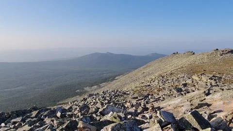 Calm at the top of the mountain Stock-Footage 161397257