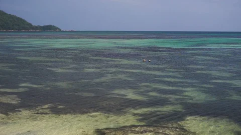 A calm tropical sea Stock Footage 101660048