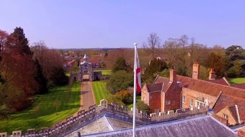 Calm UK Flag 動画素材 102054780