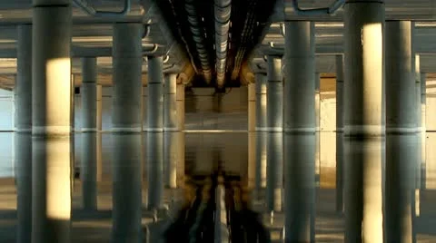 Calm water 库存影片 10790918