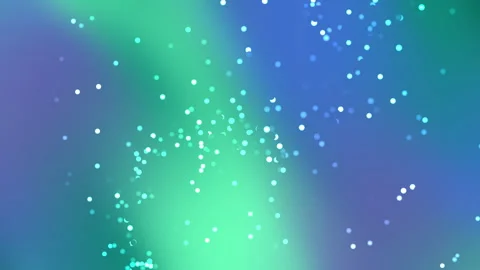 Calm Water Light – Abstract Gradient with Glowing Particles Stock Footage 310642545