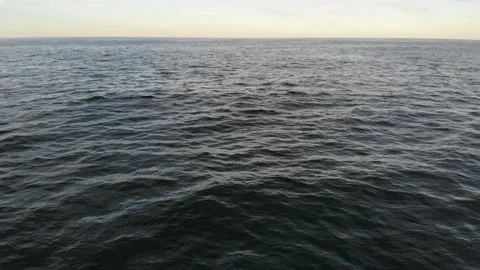 Calm water in the ocean Stock Footage 136538032