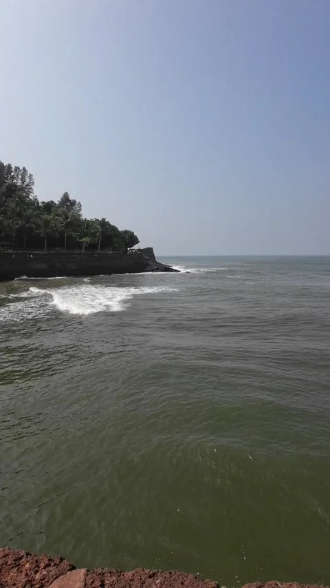 Calm Water Of Ocean With Light Waves Stock Footage 300367110