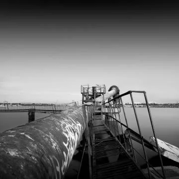 Calm water Foto stock