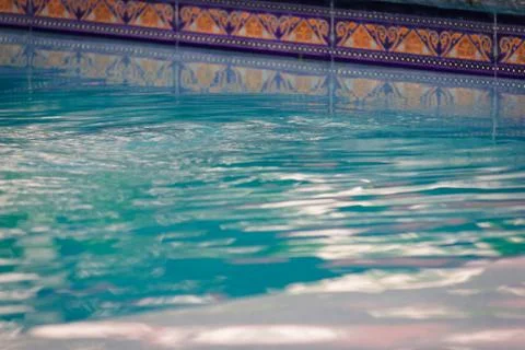 Calm water in a pool Stock Photos