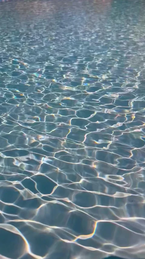 Calm Water Pool with Reflections Stock Footage 305705973