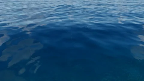 Calm Water Surface Animation Stock Footage 319882616