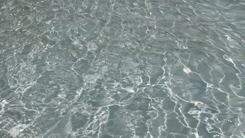 Calm water surface, capturing the stunning reflections and gentle ripples. Stock Footage 302264262
