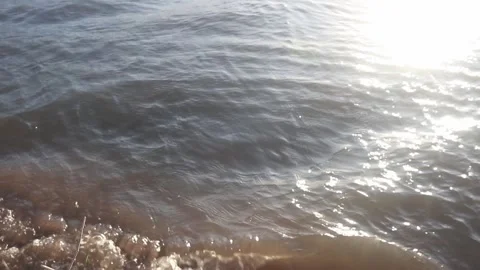 Calm Water Surface of a Lake Stock Footage 289306799