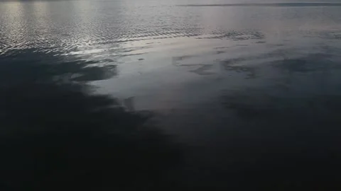 Calm Water Surface of a Lake Stock Footage 289306801