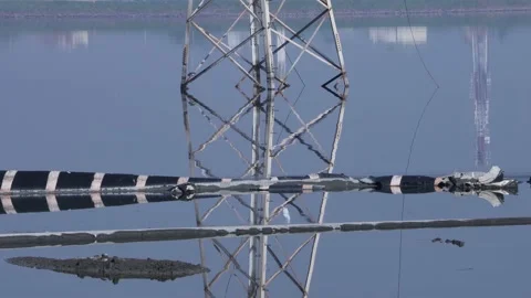Calm water surface movement Stock Footage 157761104