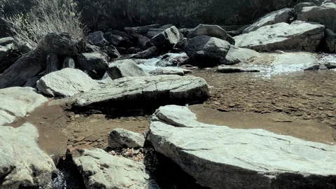 Calm waters 2 Graveyard Fields Stock Footage 89607786