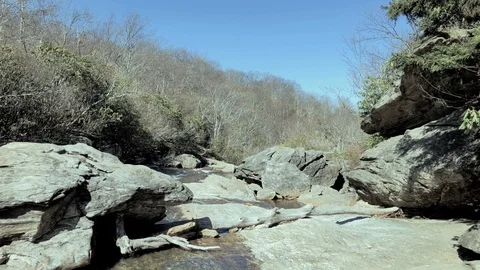 Calm waters 3 Graveyard Fields Stock Footage 89608097
