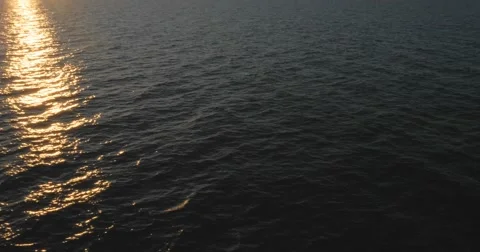 Calm waters with sun reflection Video stock 50542558