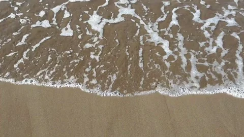 Calm waves on the beach Stock Footage 280746328